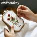 MWELLEWM 4 Pcs Set Embroidery Hoops - Reusable Hoop Rings for Cross Stitch and Sewing - Home Decor Craft Supplies - Buy Online on SooperMarket.com