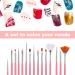 15 PCS Hanyousheng Nail Art Brush Set - Acrylic & Detail Brushes for Professional Nail Design - Ideal for Salon & Home Use - Buy Online on SooperMarket.com