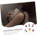 Buy Gatuida 12 Pcs Bath Flower Balls - Exfoliating Sponge & Pouf for Kids | Body & Back Shower Scrubber - Buy Online on SooperMarket.com