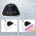 LKE 72W UV LED Nail Lamp with LCD Display | 3 Timer Settings | Gel Nail Polish Curing Dryer - Pink - Buy Online on SooperMarket.com