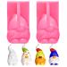 Silicone Gnome Mold 3D Gnome Mold Epoxy Dwarf Plaster Mold for Soap DIY Paint Your Own Gnome Resin Making  Wax  Ceramic Polymer Clay(1 Piece)