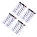 4pcs Eyebrow Stickers Waterproof Makeup Peel off Brow 6d Hair-like Eyebrows Stickers Transport Tool 21x15cm Brown