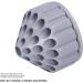 Bur Holder Exquisite Craftsmanship Rotatable Bur Holder Organizer for DIY Craft Gift - Buy Online on SooperMarket.com