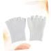 minkissy 2 Pairs Cracked Foot Socks Fingerless Gloves Open Toe Gel Socks Men Gel Toe Socks Five Toe Gel Socks Foot Care Supplies Moisturizing Socks Five Toes White Heel Cover - Buy Online on SooperMarket.com