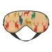 SSIMOO Deer Show Soft Sleep Eye Mask Female Breathable Eye Patch Perfect for Travel and Relaxation Black
