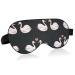 Haskirky Light Blocking Eye Mask Breathable and Adjustable Adult Men and Women Travel on Business Trips Yoga Meditation Light Smooth Comfortable Eye Mask Office Deep Sleep Goodies Valentine's Day D