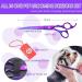 Purple Dragon Professional 7.0 inch 4PCS Pet Grooming Scissors Kit - Premium Japan Steel Straight & Curved Blades with Case - Dog Hair Cutting Shears Set in Electroplating Purple - Buy Online on SooperMarket.com