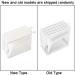 Cotton Roll Dispenser Press Type Holder with 4 Colors Sanitary and Durable (White) - Buy Online on SooperMarket.com