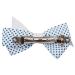 Buy Titania Small Hair Clips with Bow - Large Dots White-Blue - Set of 2 - International Shipping Available - Buy Online on SooperMarket.com