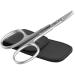 Nail scissors with rounded ends in the case in the case of rustproof baby lean scissors rounded off (nail scissors with rounded ends 9 cm + etui)