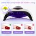 Buy UV LED Nail Lamp 168W - Quick Drying Nail Dryer with 4 Timer Settings & LCD Touch Screen - Compatible with All Gel Types (White - Buy Online on SooperMarket.com