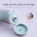 Travel Bottles for Toiletries - Colourful Waterproof PVC Cosmetic Bag & Leak-Proof Refillable Squeezeable Bottles - Buy Online on SooperMarket.com