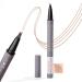 Light Taupe Eyebrow Pencil for Older Women with Blonde or Gray 4-Tip Microblade Eyebrow Pen Long-lasting and Smudge-Proof Eyebrow Enhancer for Flawless Makeup YES.EYE DO(Golden Caramel-Light Taupe)