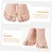 KALLORY 4pcs Toe Stretcher & Separator Set - Foot Protectors for Hammer Toe, Straightener Brace - Adjustable 6X3.2CM, Assorted Color - Buy Online on SooperMarket.com