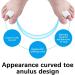 Washable Toe Separators Bunion Corrector 5 Pairs - Reduce Calluses, Relieve Pain - White - Buy Online on SooperMarket.com