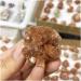Stone Crafts Natural Beautiful Flowery Orange Aragonite Crystal Cluster Specimen Reiki Crystals - Buy Online on SooperMarket.com