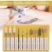 Set of 10 Nail Drills Nail Polish Machine Nail Care Tool Accessories (Grinding head set BH-01) - Buy Online on SooperMarket.com