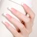 360 Pieces French Tip False Nails - Acrylic Full Cover Press-On Long Nail Tips | Nude Color Fake Nails for Women & Girls | Nail Art Manicure Decorations - Buy Online on SooperMarket.com