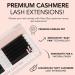 Buy KIARA SKY LASH Premium Cashmere Easy Fan Lash Extensions - Soft Semi-Matte Finish | Professional Use | Black C-0.05 14MM - Buy Online on SooperMarket.com