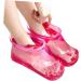 FOYTOKI 1 Pair Foot Bath Shoes Foot Spa Foot Container for Bathing Ankle Home Foot Bath Container Foot Soaking Tub Foot Soak Shoes Bath Tubs Foot Washing Shoes Take a Bath Pvc Bracket Man 26.3x11cm Rosy - Buy Online on SooperMarket.com