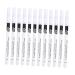 Mikinona 24pcs Eyeliner Pencil Brown Eyeshadow Glitter Eyeshadow Brown Eye Liner Pencil Wooden Pole White