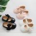 Sonsage Infant Baby Girls Bowknot Mary Jane Princess Flats | Anti-Slip Sole | Wedding Dress Shoes | 6-12 Months | Black - Buy Online on SooperMarket.com