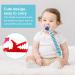 4PCS Baby Pacifier Chain Clips - Secure & Stylish Pacifier Holder for Boys & Girls | Durable Fabric Bands - Buy Online on SooperMarket.com