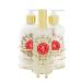Shelley Kyle Velvet Rose Oud Three piece caddy with Lotion Liquid Hand Soap and Room Atomizer