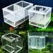 2 Pcs Nylon Mesh Aquarium Fish Fry Hatchery Isolation Box with Board - Buy Online on SooperMarket.com