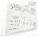 BELLEMORY Lash Mapping Chart for Eyelash Extension Training - Beginner Practice Chart with Curl and Diameter Guide - 1 PC - Buy Online on SooperMarket.com