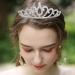 6Pcs Girls Crystal Tiara Crown Set - Silver Rhinestone Bride Headband for Birthday, Wedding, Prom - Women's Hair Accessories for Costume Parties - Buy Online on SooperMarket.com