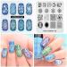 Alexnailart Nail Stamping Printing Plate Template Image Plate Stamper Scraper Sun Line Ink jet Pattern Nail Art Decoration DIY Print Manicure Design FA040 - Buy Online on SooperMarket.com