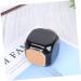 PLAFOPE Medicine Cup Liquid Powder Container Cork Jar Wooden Cap Ceramic Lid Clear Dappen Makeup Containers Art Small Travel Pill Container Practical Empty Bottle Nail Bamboo Accessories 7.50X5.50X5.50CM Black - Buy Online on SooperMarket.com