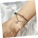 MAGICLULU Star Hand Jewelry Gemstone Bracelets Cuff Bracelet Sun and Moon Bracelet Star Women Bracelet Womens Bracelets Bracelet for Women Crystal Bead Bracelet Pendant Miss Vintage Silver 19.5*1.2cm - Buy Online on SooperMarket.com