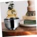 Angoily 2 STK Stainless Steel Impact Bowl for Hairdressers | Durable Double-Layer Shaving Cup & Mixing Container | Metal Stirring Bowls for Beard Care | 7.3x5cm - Buy Online on SooperMarket.com