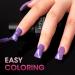 Krofaue Duck Nail Tips - 200pcs Acrylic Curved Nail Tips in Crystal Duck Feet Style | 10 Sizes Half Cover False Nails for Nail Salon - Buy Online on SooperMarket.com