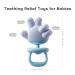 BC Babycare Baby Teether Toys - Silicone Teething Toys for Babies 0-6 Months - Finger Shape Infant Teething Pacifier (Blue) - Buy Online on SooperMarket.com