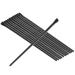 BELLIFFY 12pcs Eyeliner Brush Eye Shadow Brush Eye Crease Brush Eye Brushes for Eyeshadow Eye Makeup Brushes 14.5x0.7x0.5cm Black