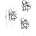 Arthsdite 24Pcs One More Day Cupcake Toppers Glitter Wedding Rehearsal Dinner Cupcake Picks Decoration for Wedding Countdown Theme Party Cake Decorations Supplies - Black Glitter - Buy Online on SooperMarket.com