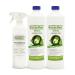 Bactodes - special odor neutralizer 2L concentrate with spray mixed bottle - universal enzyme cleaner with organic microbe effect - effective odor remover for all unpleasant smells
