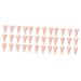 Didiseaon 150 Pcs Popcorn Bag Party Wedding Cone Bags Christmas Gift Bags Cone Treat Bags Popcorn Servings Bags Popcorn Cone Bags Popcorn Cones Bags Clear Goody Bag Child Mini Snack Paper
