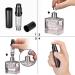 Brarios Perfumed Robber Refillable Travel Perfume Atomizer - 5ml Mini Portable Spray Bottle in Gray | Perfect On-the-Go Fragrance Solution - Buy Online on SooperMarket.com