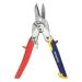 WORKPRO 10" Tin Snips Straight Cr-V Steel Aviation Snips Compound Snips for Cutting Aluminum & Metal Sheets or as Household Scissors