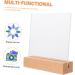 AOKWAWALIY Nail Display Board False Nail Board False Nail Training Acrylic Nail Display Stand Small Acrylic Sign Holder Nail Art Display Board Fake Nails Storage Box Manicure Wood - Buy Online on SooperMarket.com