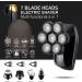 GeRRiT Electric Razor for Men - 7D Cutter Head Shaver Waterproof & Cordless Grooming Kit for Bald Heads - Buy Online on SooperMarket.com
