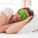 Buy Green Leaf1 Soft Sleep Eye Mask - Breathable Female Eye Patch for Travel & Relaxation - Buy Online on SooperMarket.com