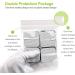 AUVON TENS Unit Electrode Pads - Upgraded Self-Stick Performance, Non-Irritating Design | Electrotherapy Patches (White) - Buy Online on SooperMarket.com
