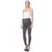 SOFTSAIL Maternity Leggings Pregnancy Pants Cotton Trousers with Belly Support Over Bump High Waisted Stretchy Soft Women Maternity Clothes Pregnancy Wear 20 Graphite