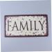 Alipis Home Decor Vintage Decor Vintage Sign Wall Decor License Plate Decorations European and American - Buy Online on SooperMarket.com