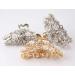 Vintage Metal Rhinestone Hair Claw with Imitation Pearl - Large Size Hair Clip for Women (Gold-A) - Buy Online on SooperMarket.com